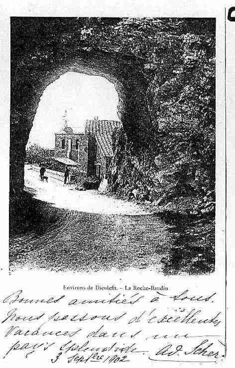 Ville de ROCHEBAUDIN Carte postale ancienne