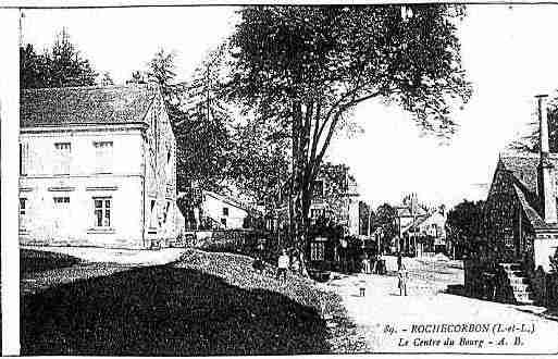 Ville de ROCHECORBON Carte postale ancienne