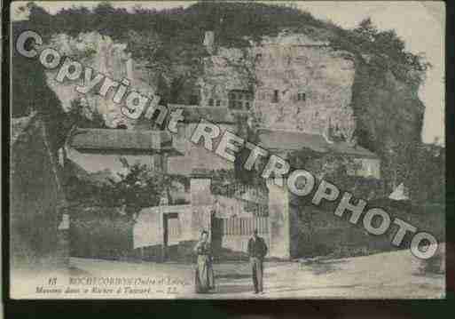 Ville de ROCHECORBON Carte postale ancienne
