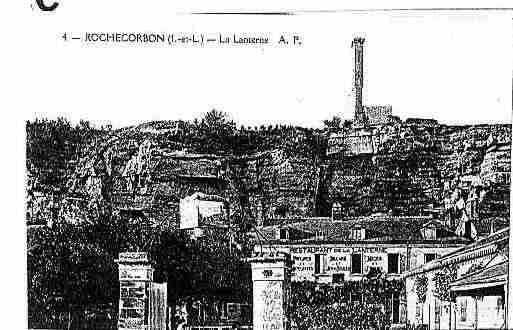 Ville de ROCHECORBON Carte postale ancienne