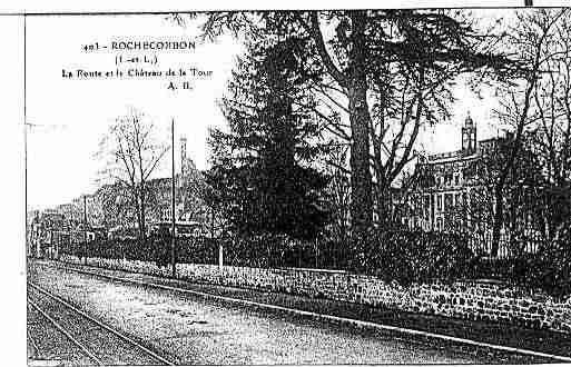 Ville de ROCHECORBON Carte postale ancienne