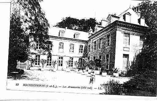 Ville de ROCHECORBON Carte postale ancienne