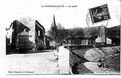 Ville de ROCHEDEGLUN(LA) Carte postale ancienne
