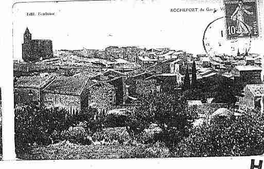 Ville de ROCHEFORTDUGARD Carte postale ancienne