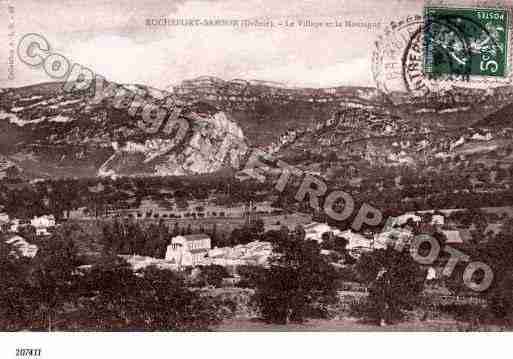 Ville de ROCHEFORTSAMSON Carte postale ancienne