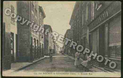 Ville de ROCHESDECONDRIEU(LES) Carte postale ancienne
