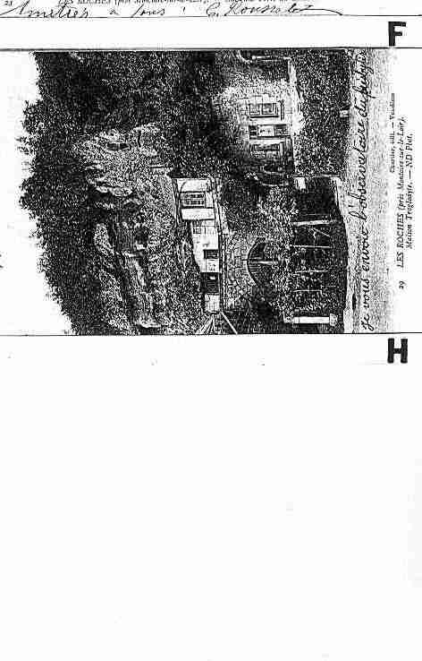 Ville de ROCHESL\'EVEQUE(LES) Carte postale ancienne