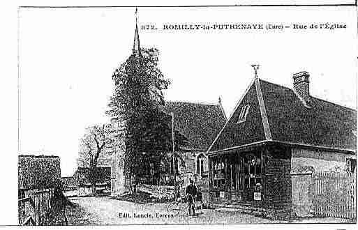 Ville de ROMILLYLAPUTHENAYE Carte postale ancienne