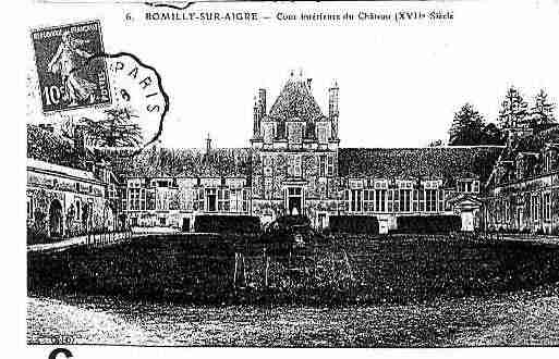 Ville de ROMILLYSURAIGRE Carte postale ancienne