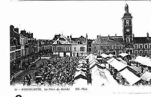 Ville de ROMORANTINLANTHENAY Carte postale ancienne