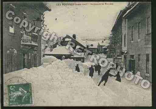 Ville de ROUSSES(LES) Carte postale ancienne