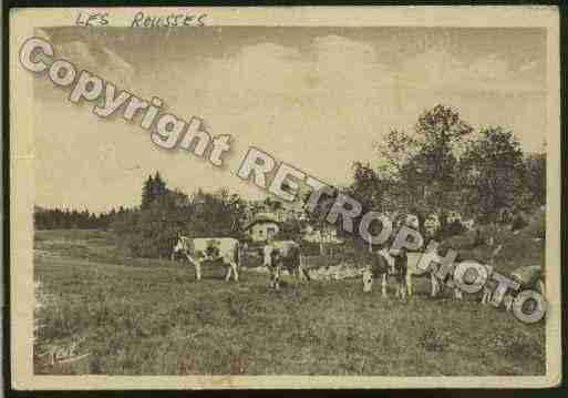 Ville de ROUSSES(LES) Carte postale ancienne