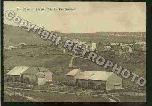 Ville de ROUSSES(LES) Carte postale ancienne