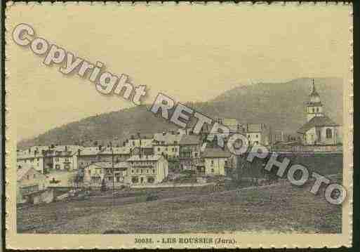 Ville de ROUSSES(LES) Carte postale ancienne