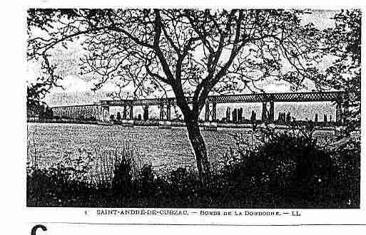 Ville de SAINTANDREDECUBZAC Carte postale ancienne