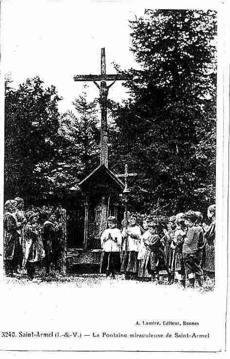 Ville de SAINTARMEL Carte postale ancienne