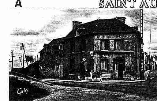 Ville de SAINTAUBINDUCORMIER Carte postale ancienne