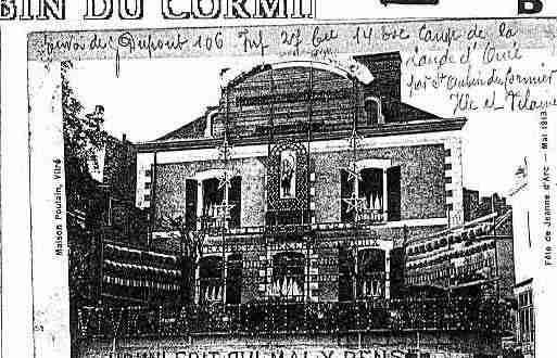 Ville de SAINTAUBINDUCORMIER Carte postale ancienne