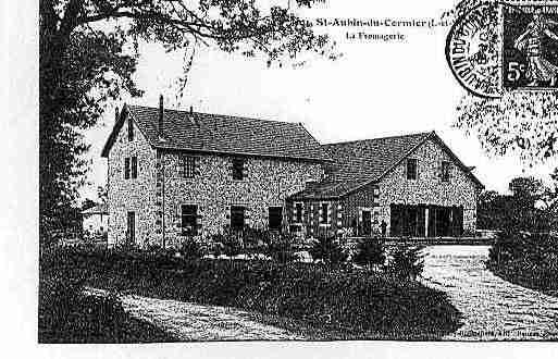 Ville de SAINTAUBINDUCORMIER Carte postale ancienne