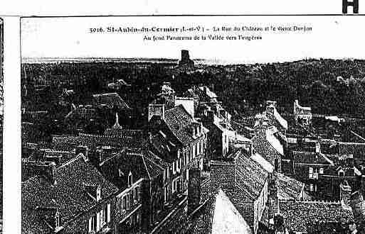 Ville de SAINTAUBINDUCORMIER Carte postale ancienne