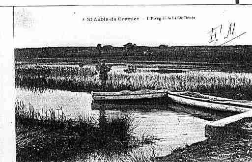 Ville de SAINTAUBINDUCORMIER Carte postale ancienne