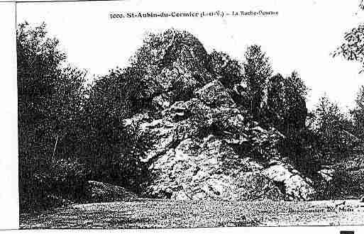 Ville de SAINTAUBINDUCORMIER Carte postale ancienne