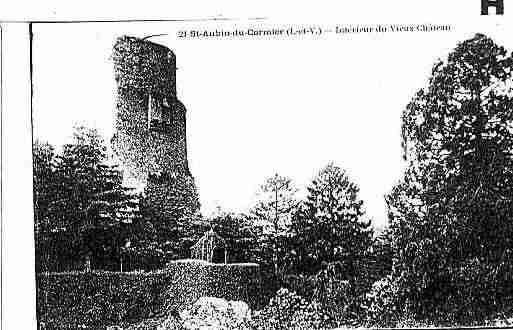 Ville de SAINTAUBINDUCORMIER Carte postale ancienne