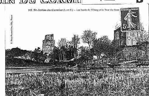 Ville de SAINTAUBINDUCORMIER Carte postale ancienne Ville de SAINTAUBINDUCORMIER Carte postale ancienne