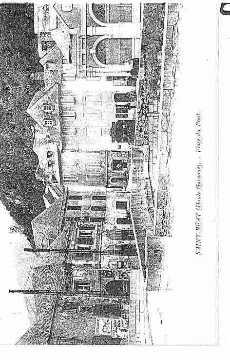 Ville de SAINTBEAT Carte postale ancienne