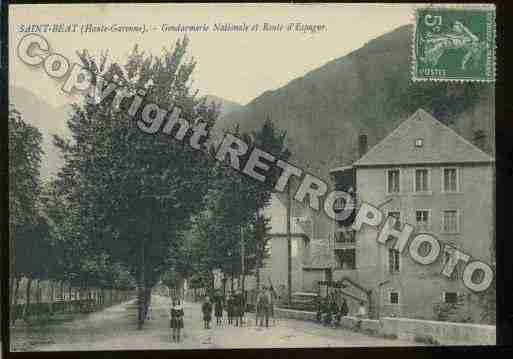 Ville de SAINTBEAT Carte postale ancienne