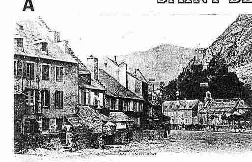 Ville de SAINTBEAT Carte postale ancienne