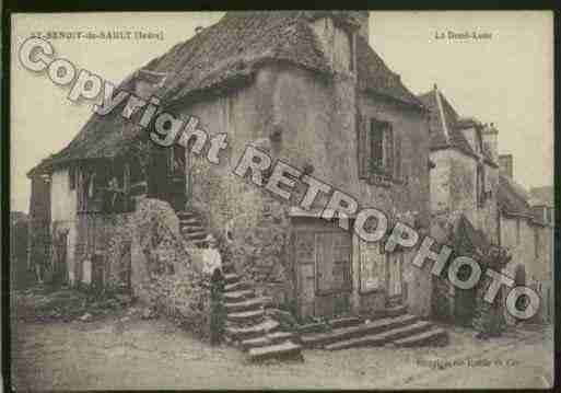 Ville de SAINTBENOITDUSAULT Carte postale ancienne