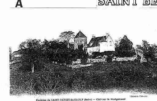 Ville de SAINTBENOITDUSAULT Carte postale ancienne