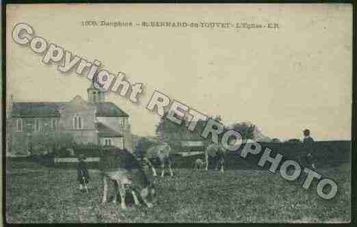 Ville de SAINTBERNARDDUTOUVET Carte postale ancienne