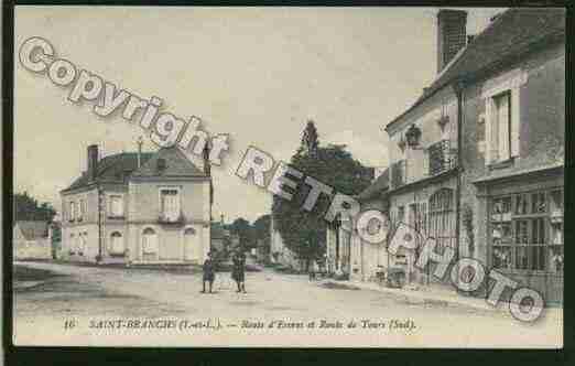 Ville de SAINTBRANCHS Carte postale ancienne