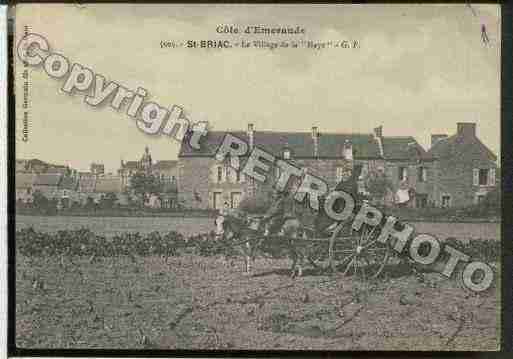 Ville de SAINTBRIACSURMER Carte postale ancienne