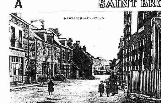 Ville de SAINTBROLADRE Carte postale ancienne