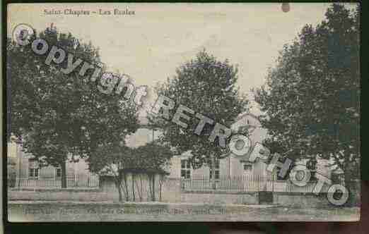Ville de SAINTCHAPTES Carte postale ancienne Ville de SAINTCHAPTES Carte postale ancienne