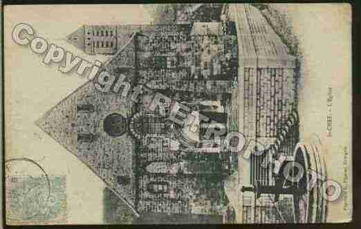 Ville de SAINTCHEF Carte postale ancienne