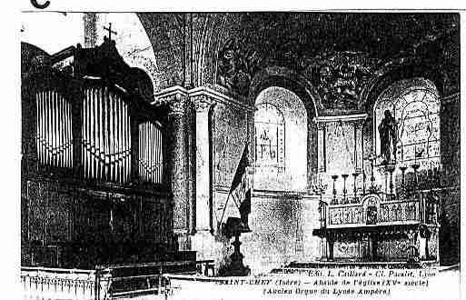 Ville de SAINTCHEF Carte postale ancienne