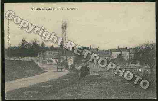Ville de SAINTCHRISTOPHE Carte postale ancienne Ville de SAINTCHRISTOPHE Carte postale ancienne