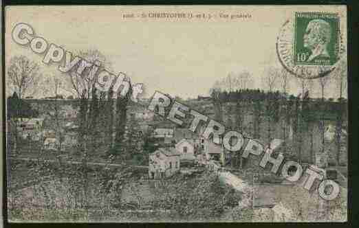 Ville de SAINTCHRISTOPHE Carte postale ancienne