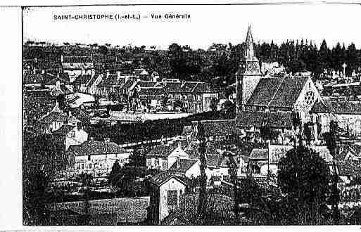 Ville de SAINTCHRISTOPHE Carte postale ancienne