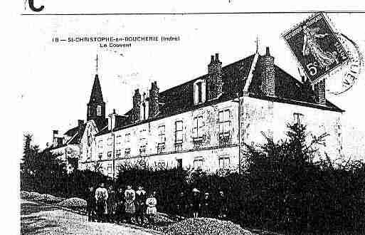 Ville de SAINTCHRISTOPHEENBOUCHERIE Carte postale ancienne