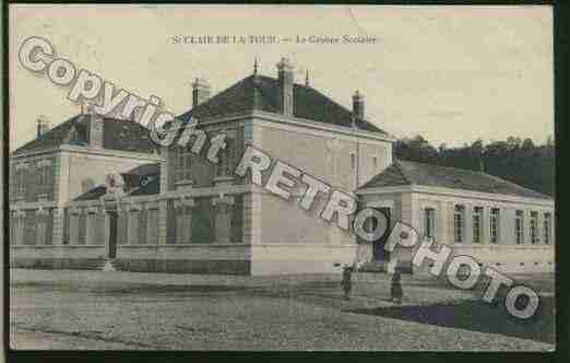 Ville de SAINTCLAIRDELATOUR Carte postale ancienne