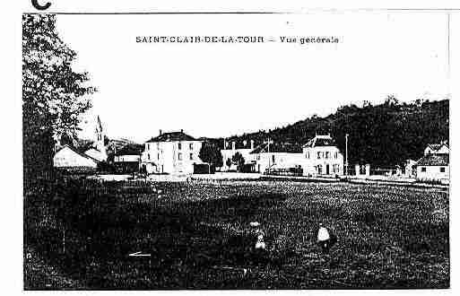 Ville de SAINTCLAIRDELATOUR Carte postale ancienne Ville de SAINTCLAIRDELATOUR Carte postale ancienne