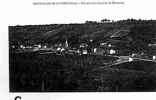 Ville de SAINTCLAIRDELATOUR Carte postale ancienne Ville de SAINTCLAIRDELATOUR Carte postale ancienne