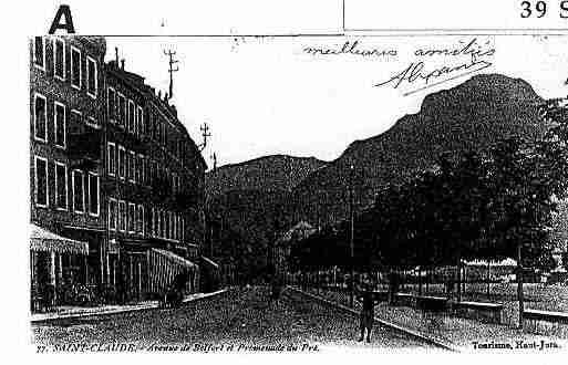 Ville de SAINTCLAUDE Carte postale ancienne