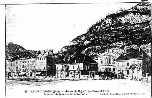 Ville de SAINTCLAUDE Carte postale ancienne
