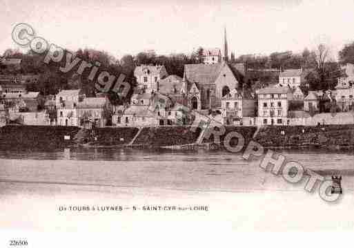 Ville de SAINTCYRSURLOIRE Carte postale ancienne